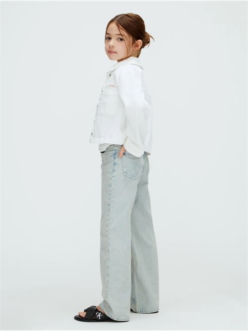 white denim jacket CALVIN KLEIN JEANS | LVCKSJD01GYAF